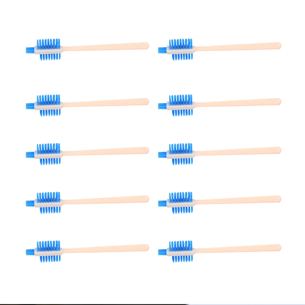 

10PCS Kitchen Cleaning Brush Long H for Coffee Grinder Juicer Soymilk Machine Food Processor Washable Easy Storage