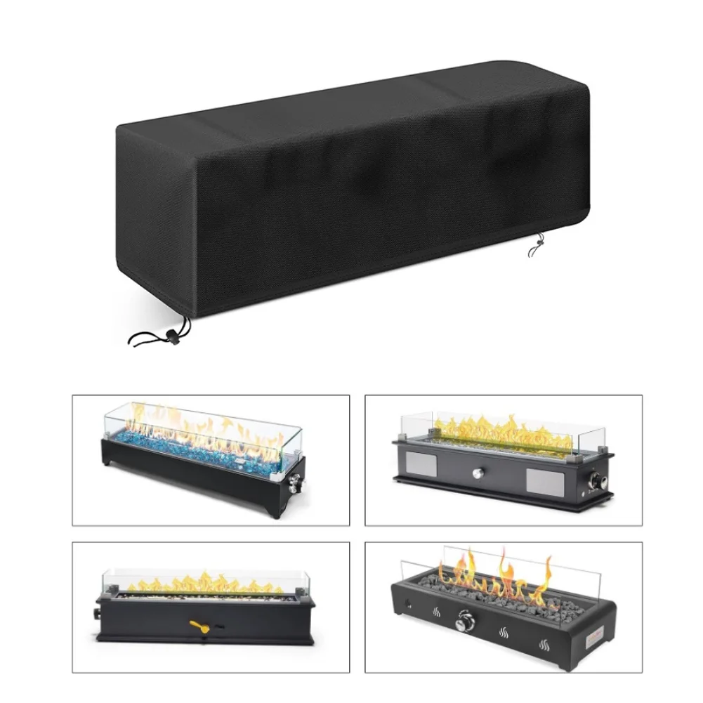Garden Protection Outdoor Heater Cover 29*9.5*8.6inches 28-inch Cover Fireplace Dust Cover Long-lasting Protection