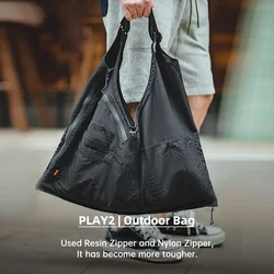 Maden Workwear Retro Multi Pocket Sleeveless Nylon Vest Outdoor Functional Dual Purpose Bag Coat For Men 2023 Fashion