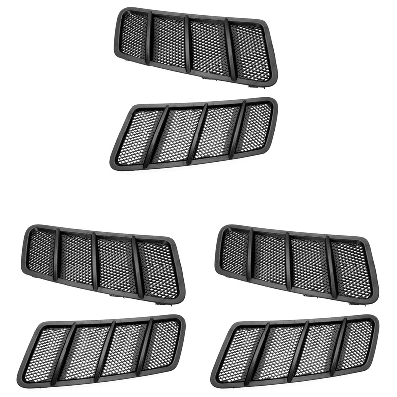 

6X Side Hood Air Vent Grille Cover For Mercedes-Benz W166 ML GL Class 2012-2015 1668800105 1668800205