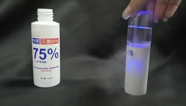 Pelembab Udara Kecil Portabel USB Isi Ulang 30ML Meteran Air Genggam Penyebar Pengisian Ultrasonik Minyak Susu Mini Wajah Kukus