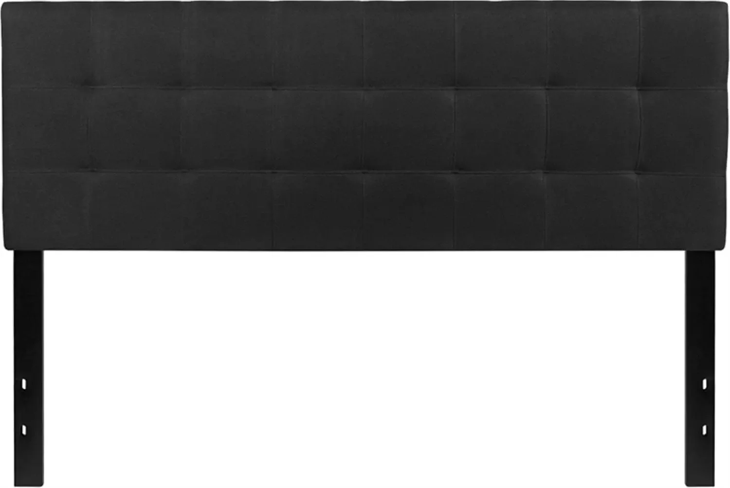 Furniture Tufted Upholstered Headboard for Queen Size Bed, Contemporary Fabric Tufted Headboard with Adjustable He