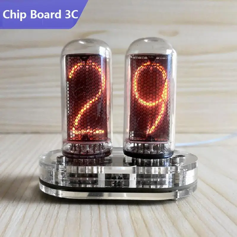 2-digit IN-18 Glow Tube Thermometer IN18 Nixie Clock Home Gift Desktop Audio Accessories Retro Thermometer