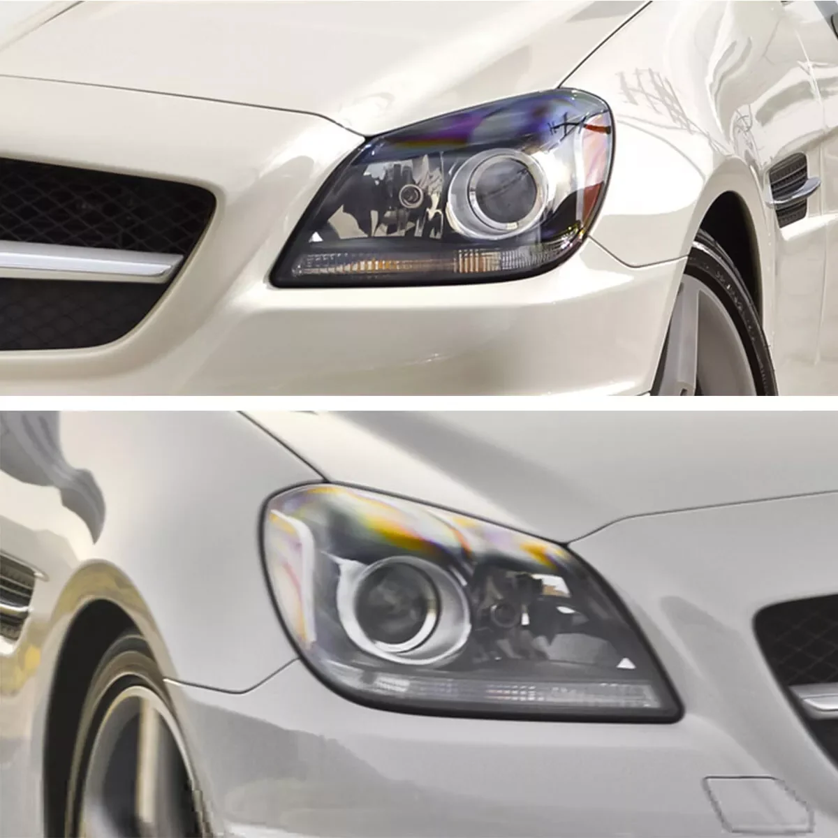Head Lights Lampshade For Mercedes Benz R172 SLK 200 250 350 SLK55 AMG 2012-2016 Lamp Shade Left Right Side Headlight Lens Cover