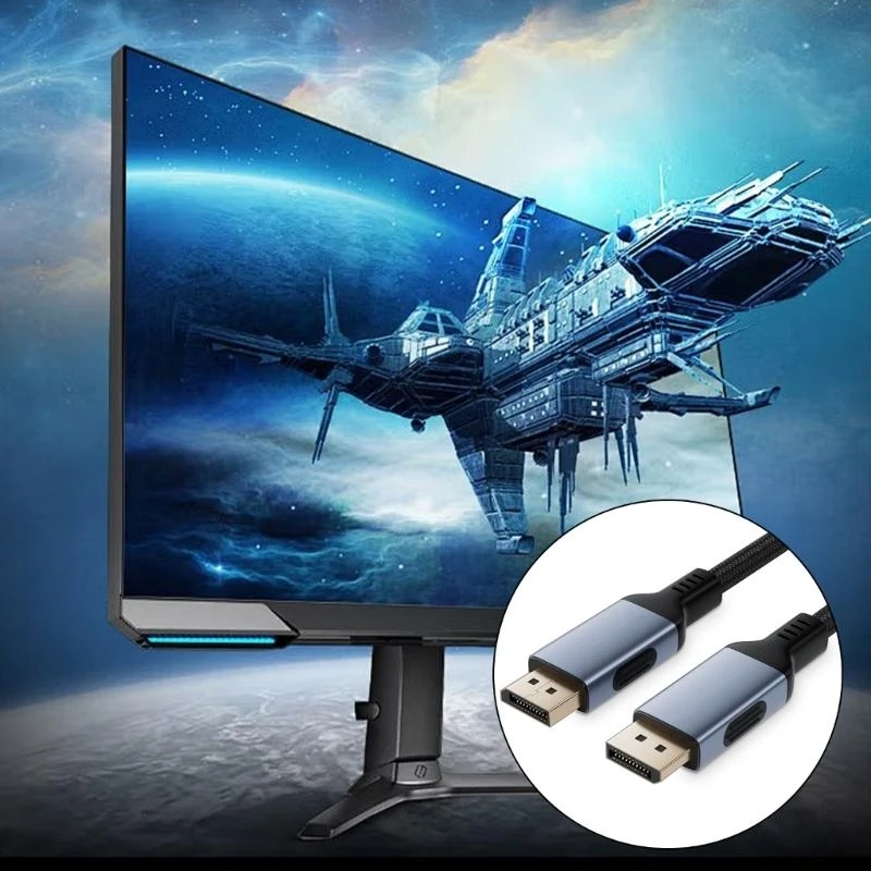 E56B Cable with 16K Capabilities, 80Gbps, Ensures 8K@240Hz and 4K@240Hz for Gamers and Designers