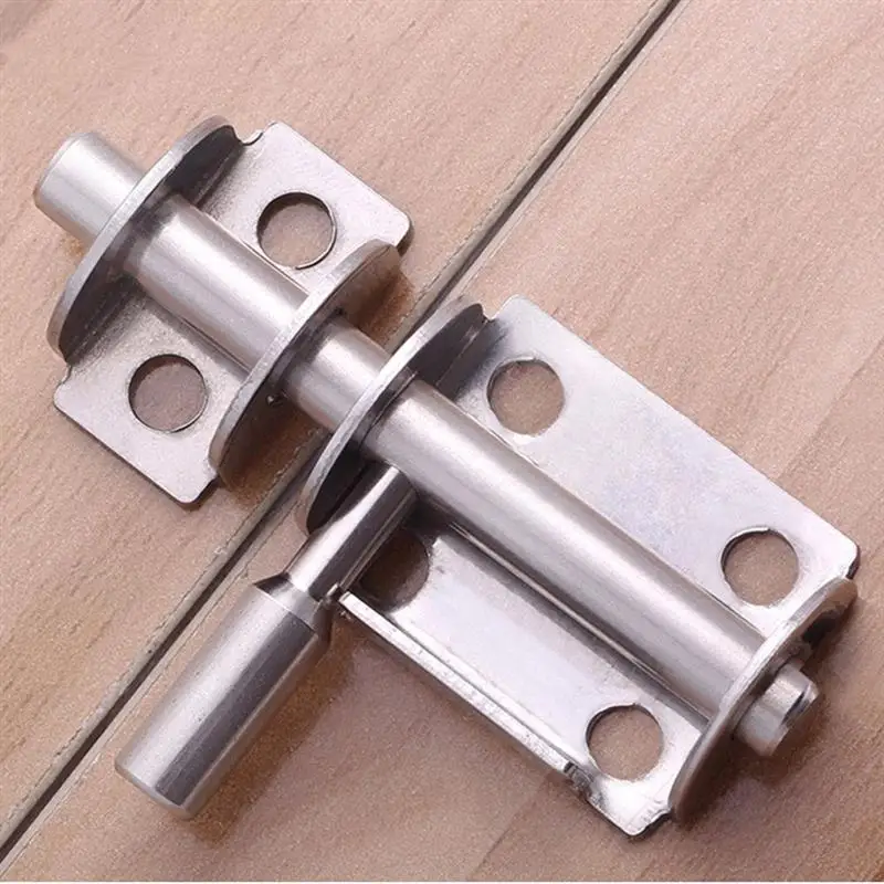 1Pc Entry Glijbaan Deurslot Stalen Schuifdeur Lock Slide Oppervlak Deur Bolt Kind Proof Schuifdeurslot