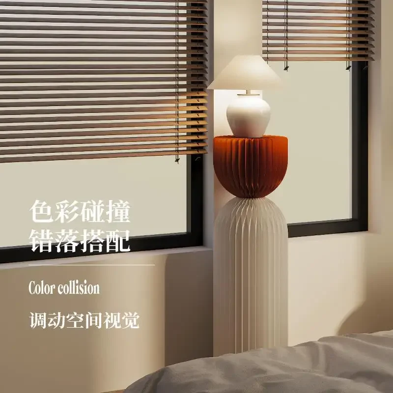 Cylinder Commodity Display Stand Shopping Mall Window Exhibition Display Decoration Booth Art Creative Table Shelf