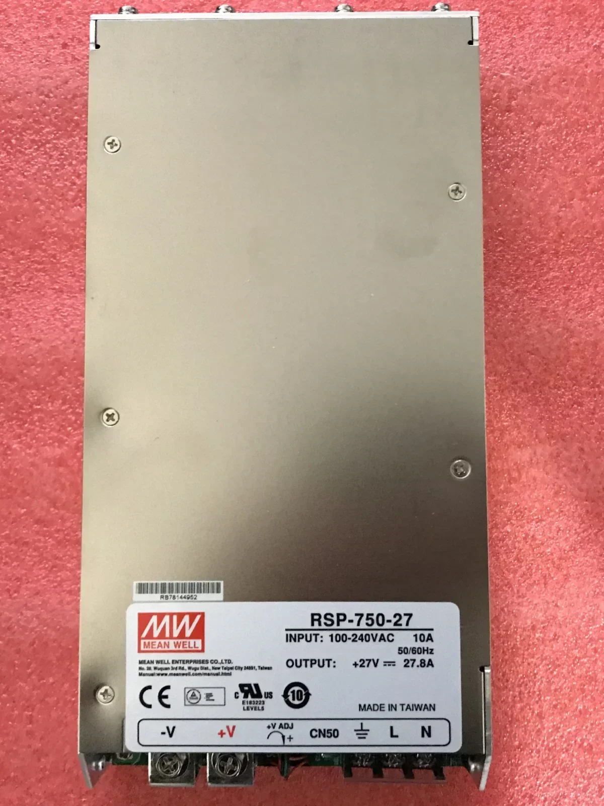 2026 Taiwan Mingwei PFC Switching Power Supply RSP-750-24 750W 24V 31.3A Original Genuine Fake One Compensation