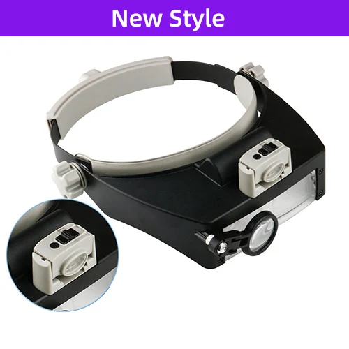TUNGFULL Vergrootglas Horloge Onderhoud Hoofdband Bril Vergrootglas Draagstijl Voor Het Lezen Van Sieraden Horloge Reparatie Tool