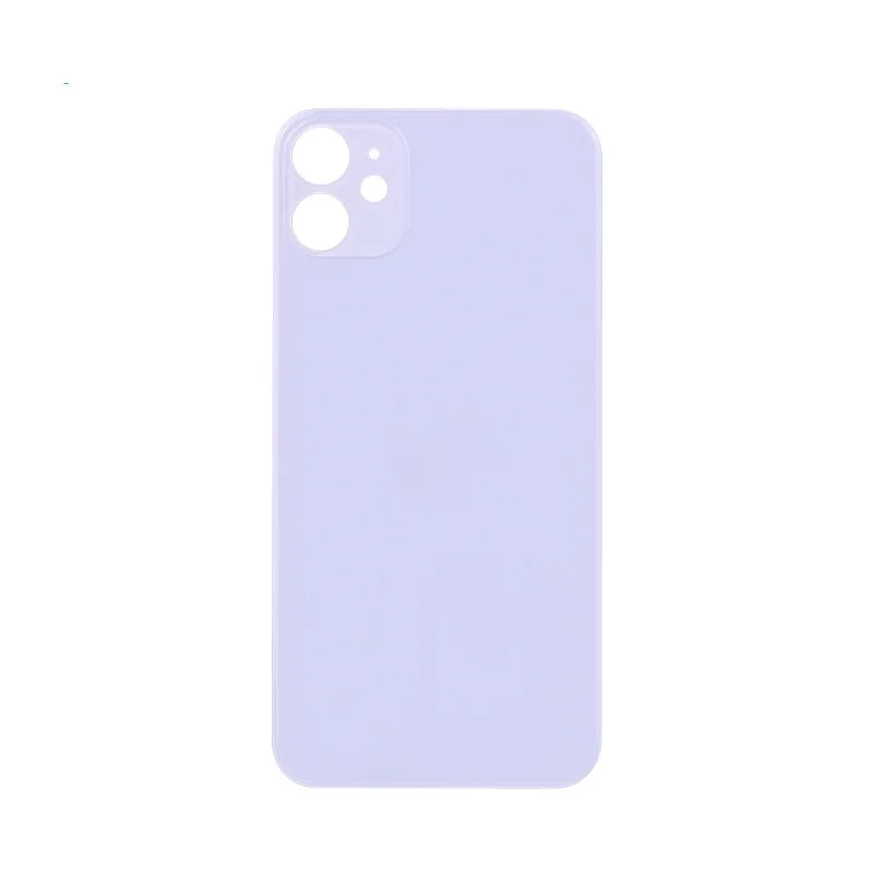 No Logo U.S. Ver1:1 OEM High Quality Big Hole Back Glass Replacement For iPhone 11 / 11 Pro / 11 Pro Max Rear Glass Big Hole