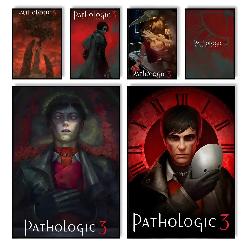 Video Game P-Pathologic 3 Painting Calligraphy Home Bedroom Waterproof Canvas Poster Unframed Wall Art Print Decoration Mural