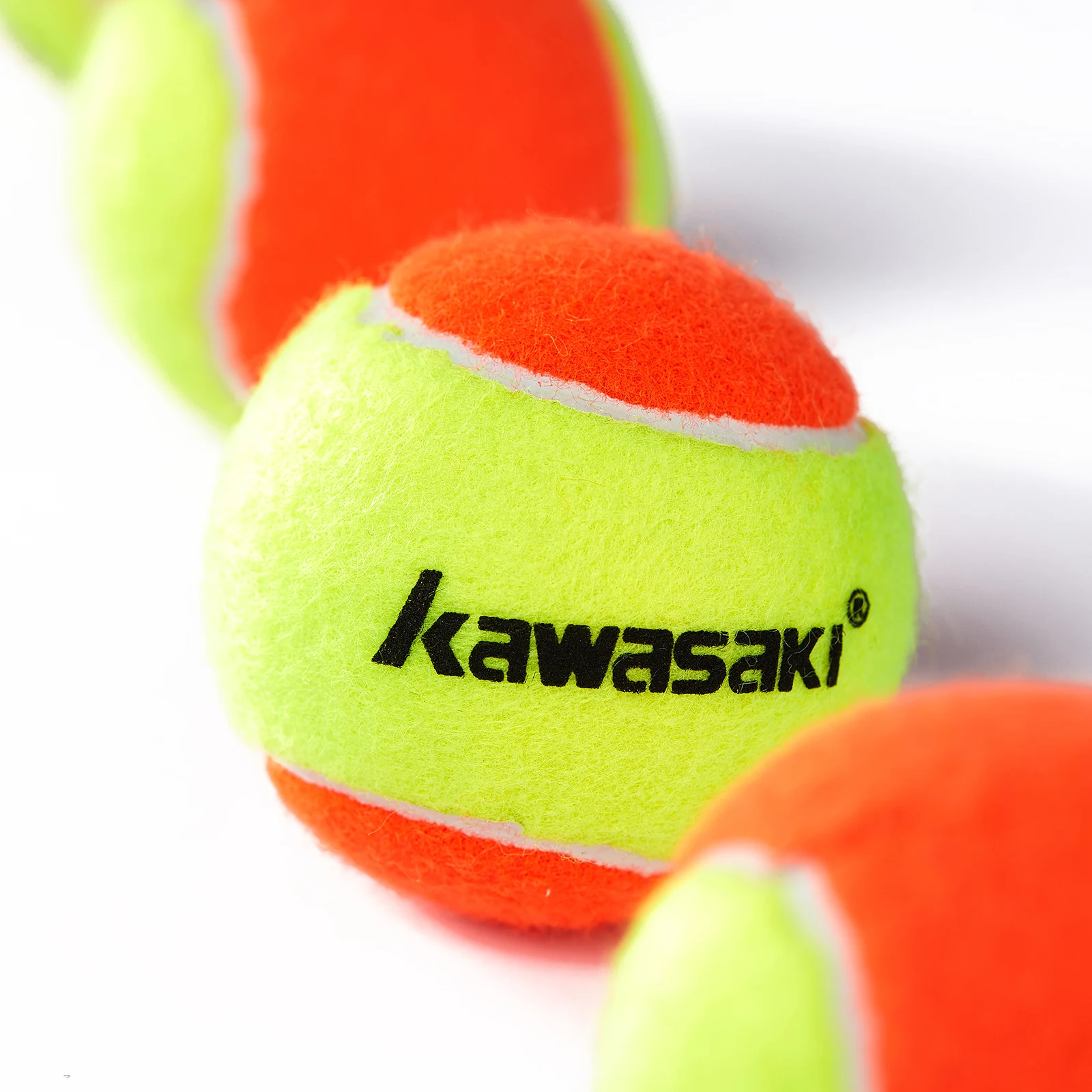 Kawasaki-pelota de tenis de playa, pelota de entrenamiento, práctica de tenis, duradera, resistente, paquete de 12 unidades