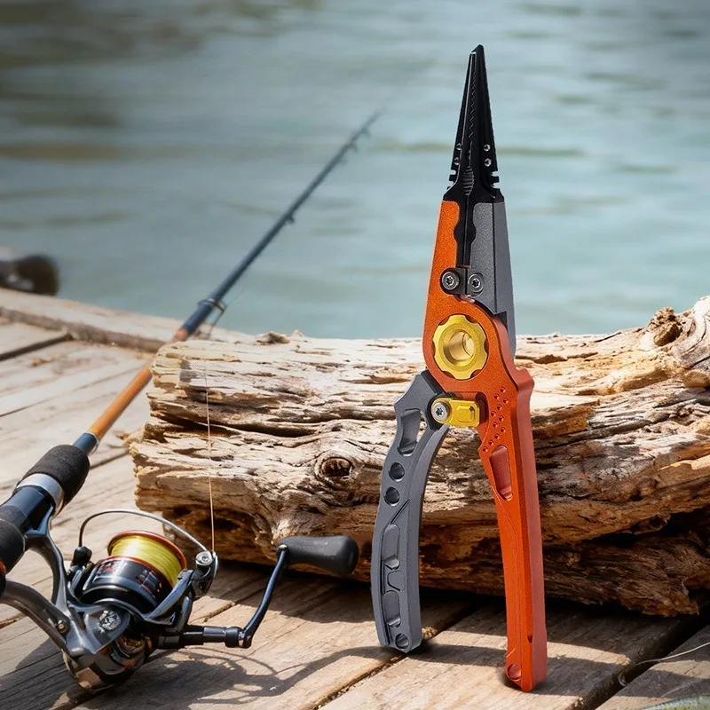 

New Aluminum Alloy Fishing Pliers Multifunctional Lure Pliers Portable Fishing Tool Set Lure Hook Removal Pliers Fishing Gear