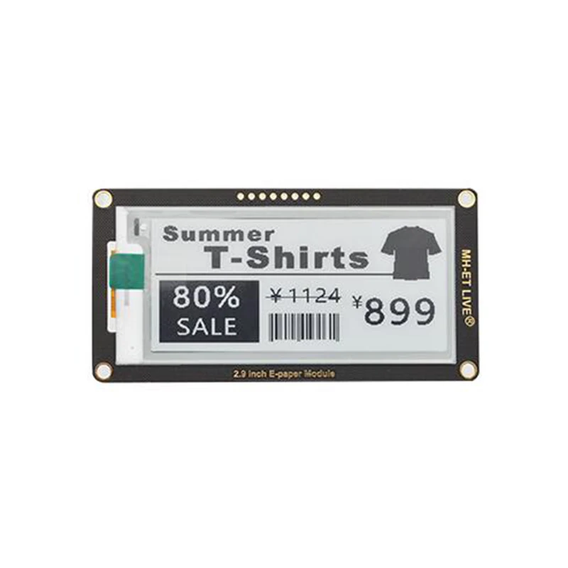 2.9 Inch Epaper Module E-Paper E-Ink EInk Display Screen SPI Support For Arduino  STM32 Raspberry PI ESP32