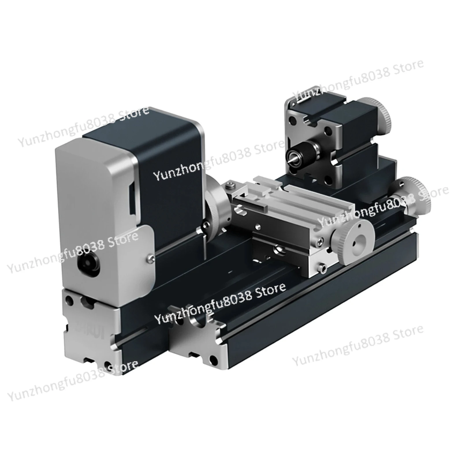 

Mini Micro Mechanical Metal Lathe Machine Tools with Base for Carpentry in Wood, Soft Metal, Plexiglass, Plastic, etc