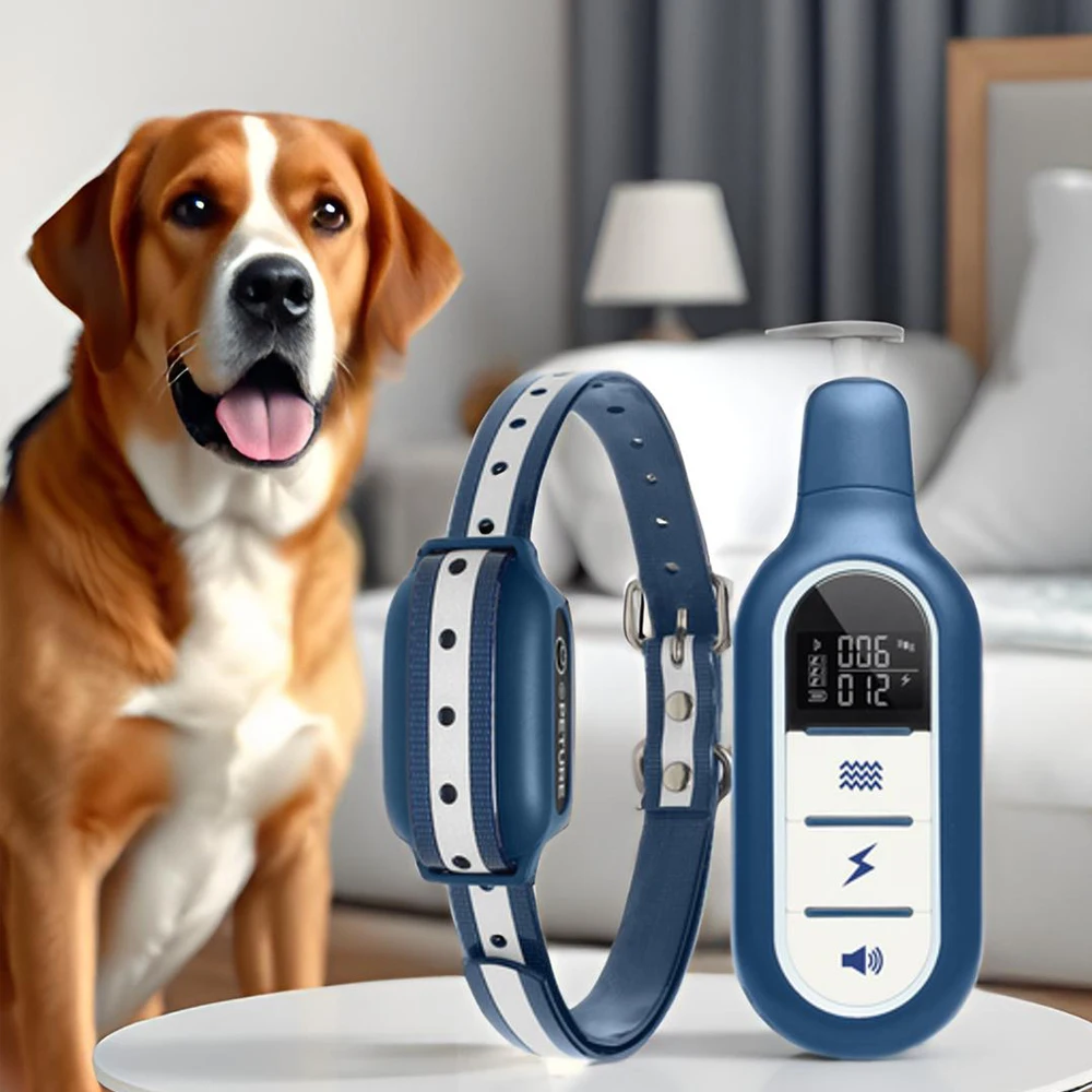 

1000M Dog Training Collar 3 Training Modes Waterproof & Rechargeable Shock Collar With Remote Control For Medium and Large Dogs
