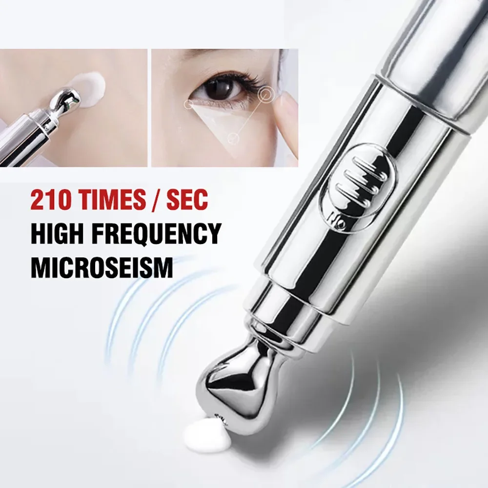 

Hexapeptide Vibrating Massage Eye Cream Eye Care Serum Remove Wrinkle Lighten Dark Circles Firming Around Eyes Eye Cream 20g