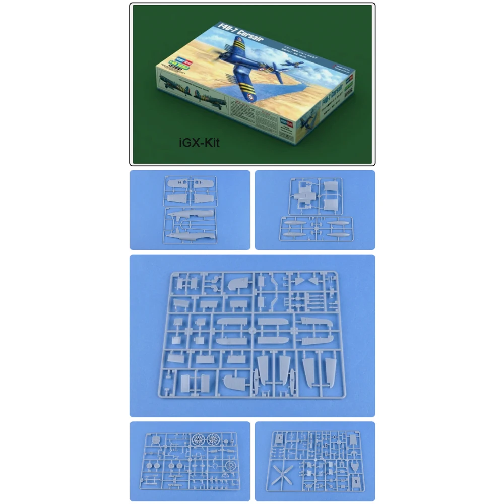 

HobbyBoss 80392 1/48 Scale US F4U F4U-7 Corsair FRENCH NAVY Fighter Plane Hobby Plastic Assembly Model Building Kit