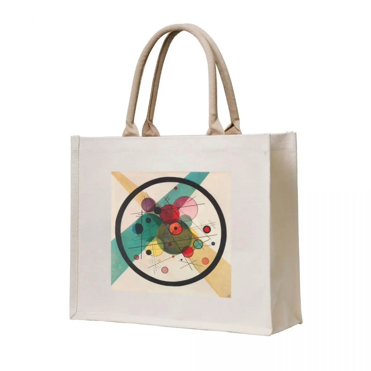 

Wassily Kandinsky - Circles on a circle Tote Bag tote bag custom Lady bags shopper bag women shopper bags for women