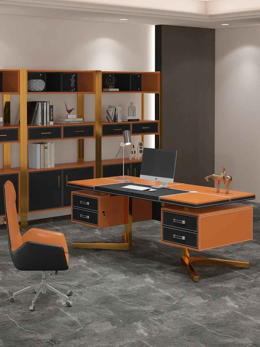 

Modern Desk Office Work Room Desks Offer Executive Simple Table Study L Shaped Gaming Computer Offices Furniture Corner Home