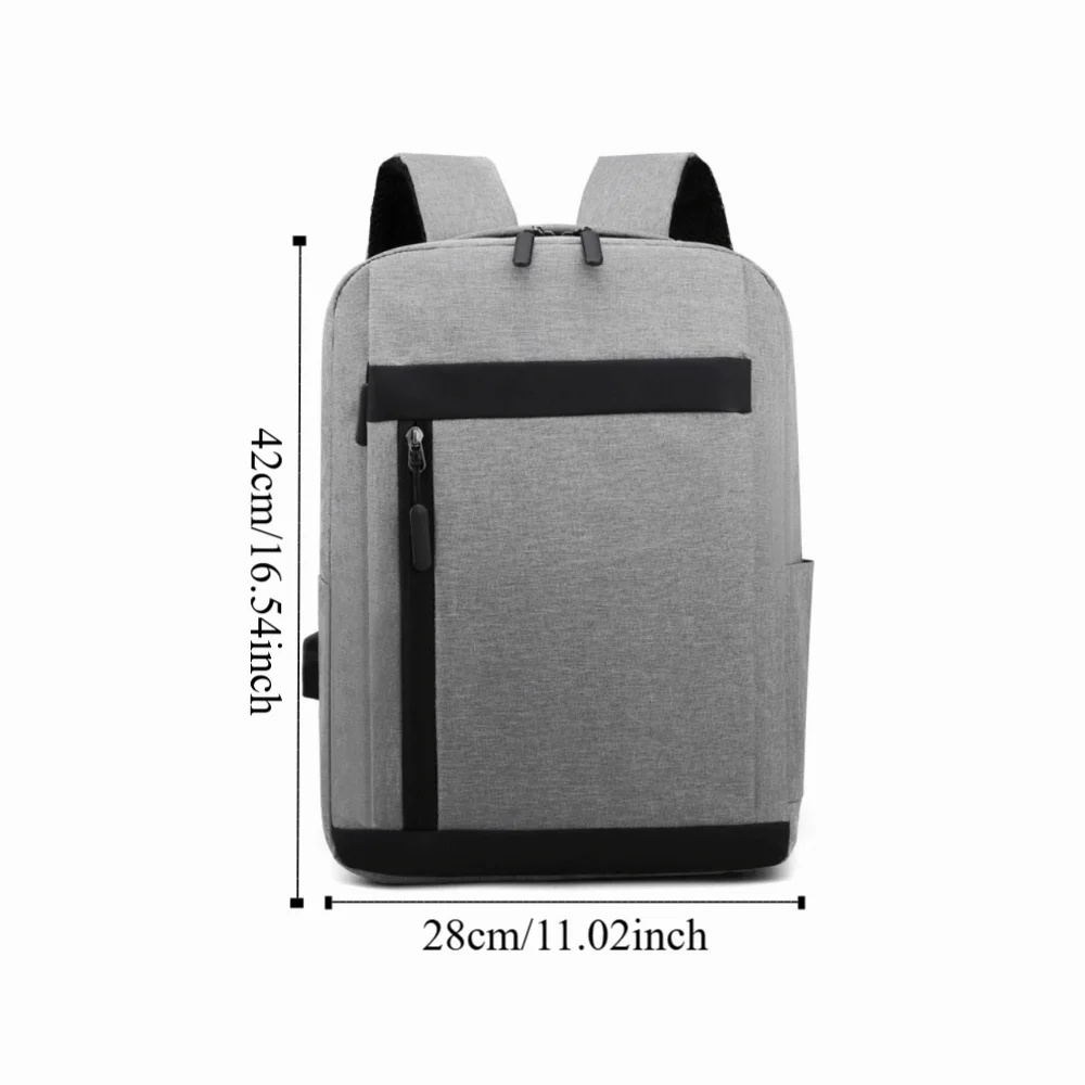 Casual Large Capacity Nylon Backpack Multipockets Canvas Student Backpack Student Handbag Laptop Shoulder Bag Travel