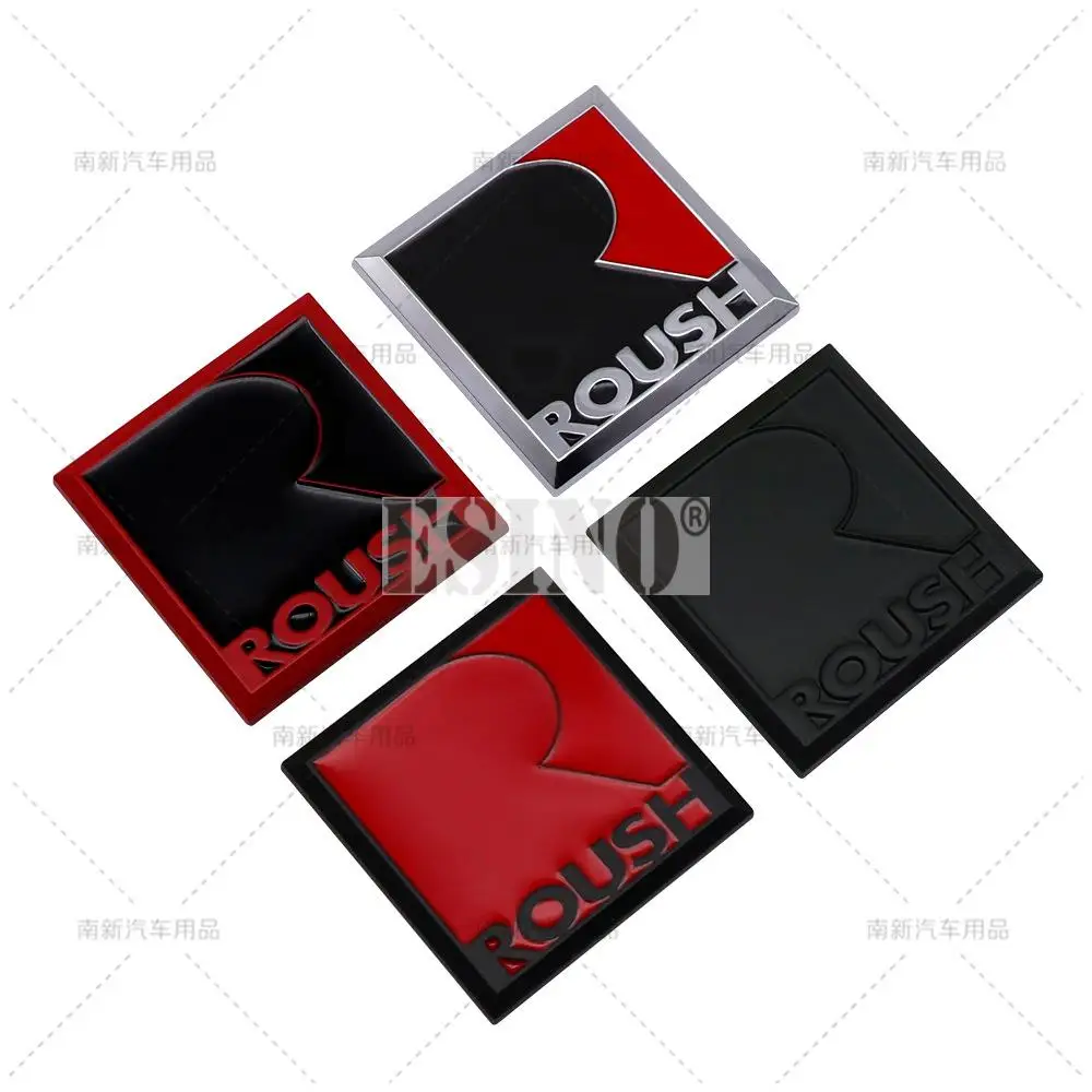 3D Roush Performance Car Trunk Metal Alloy Adhesive Badge Emblem Body Tailgate Accessories For Mustang Shelby GT 500