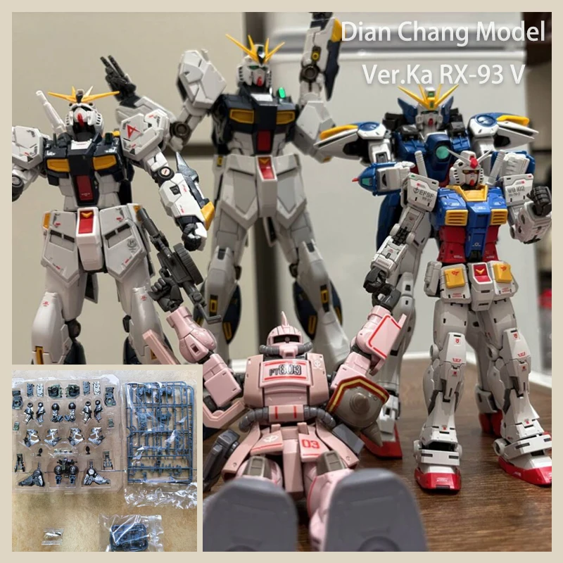 

Rx-93 V Mg 1/100 (Ver.Ka) Alloy Skeleton Nu (Ka Ver.) Dian Chang Model Accessories Package Assembly Model Kit Toy Gifts