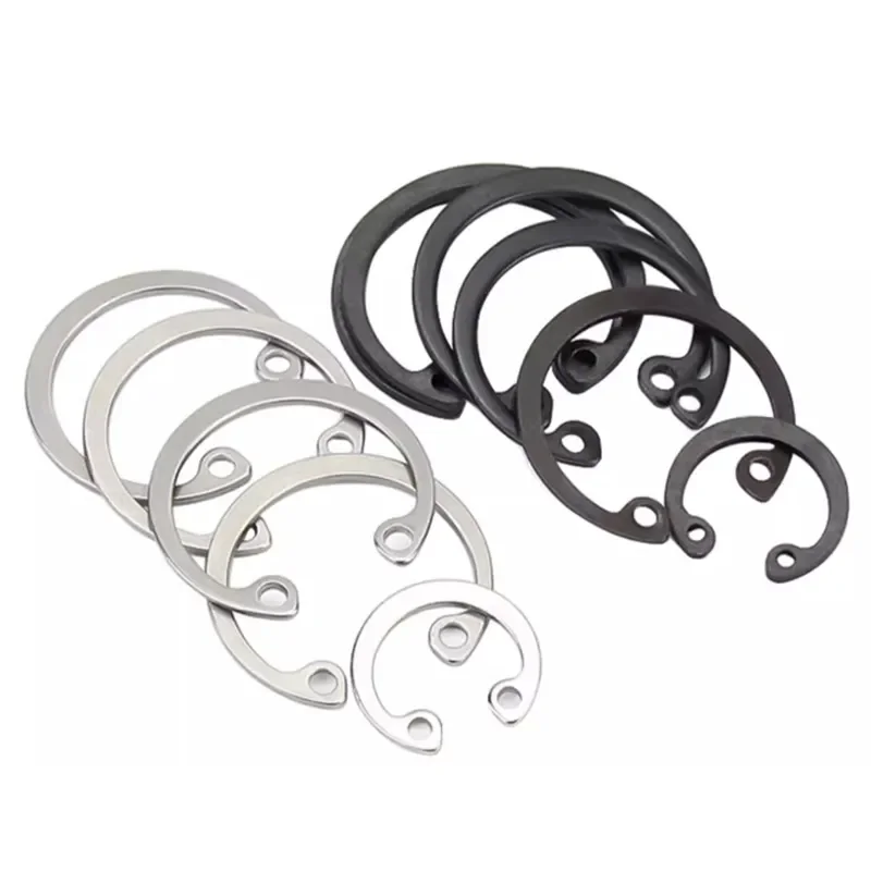 for  Manganese 304 Stainless Steel GB893 External Circlip C Type Spring Retaining Ring Hole Card