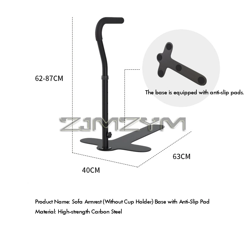 Sofa Armrest Stand Assist Handle for Elderly Non-Slip Safety Grab Bar Mobility Aid Standing Support for Limited Mobility
