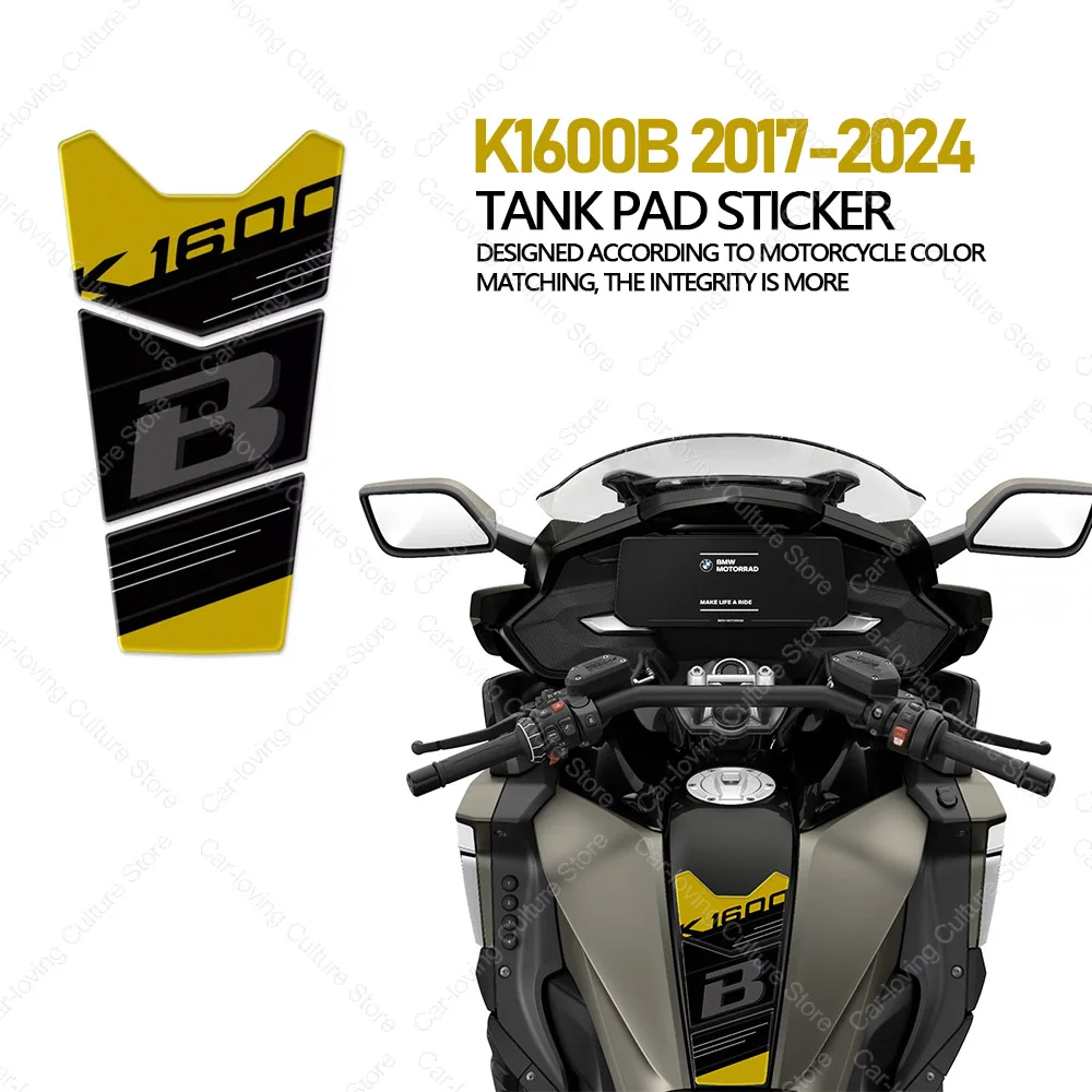 

Motorcycle Accessories Waterproof Protective Tank Pad Stickers 3D Epoxy Resin Protective Sticker For K1600B 2017-2024