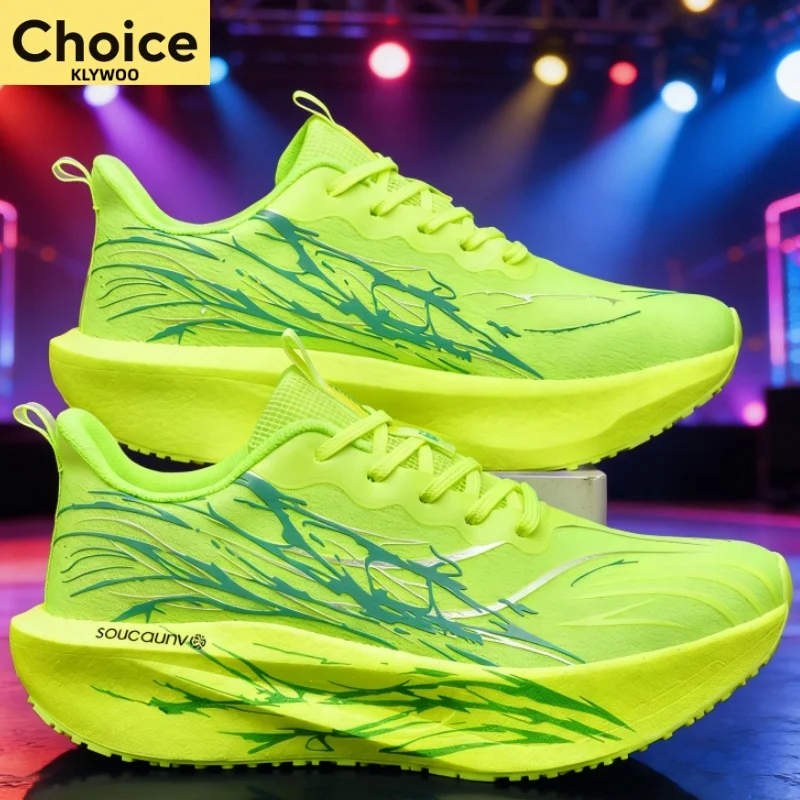 Unisex Sports Shoes MenCarbon Plate Walking Running Sneakers Shock-Absorbing Marathon Racing Athletics Training for Men Women