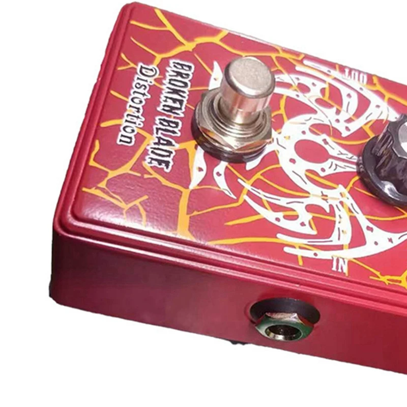 New-Guitar Effect Broken Blade Distortion Pedal,With Dist/Volume And Tone Pedal,Distortion Effect Pedal,Guitar Pedal