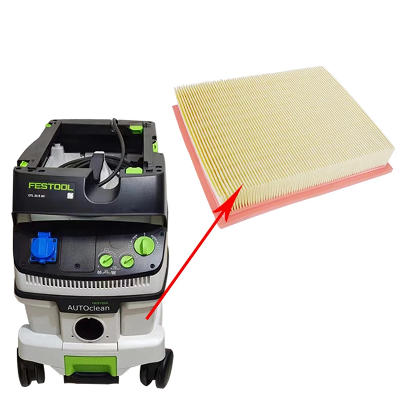 FOR FESTOOL  CT26 36 Dry Grinding Dust Collecting Bucket Vacuum Cleaner Filter Element Filter Carbon Box Sandpaper Machine