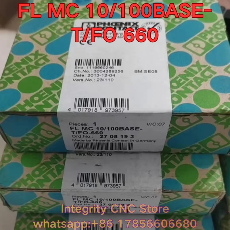 New FL MC 10/100BASE-T/FO 660 PLC module 2708193