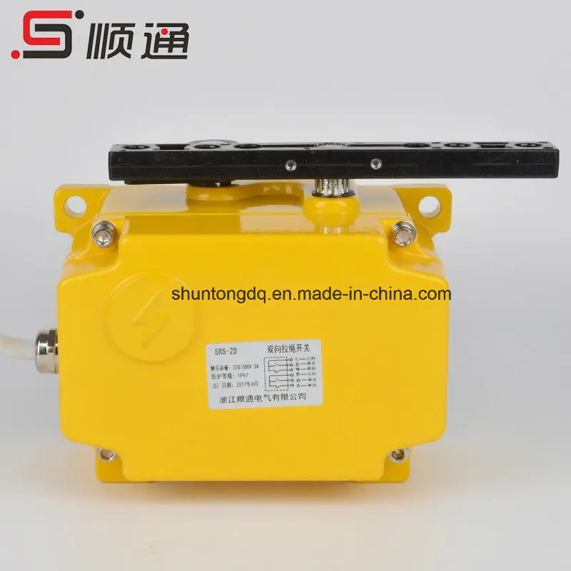 

Sps-2D Aluminum Alloy Conveyor Protection Safety Cable Emergency Shutdown Pull Cord Switch
