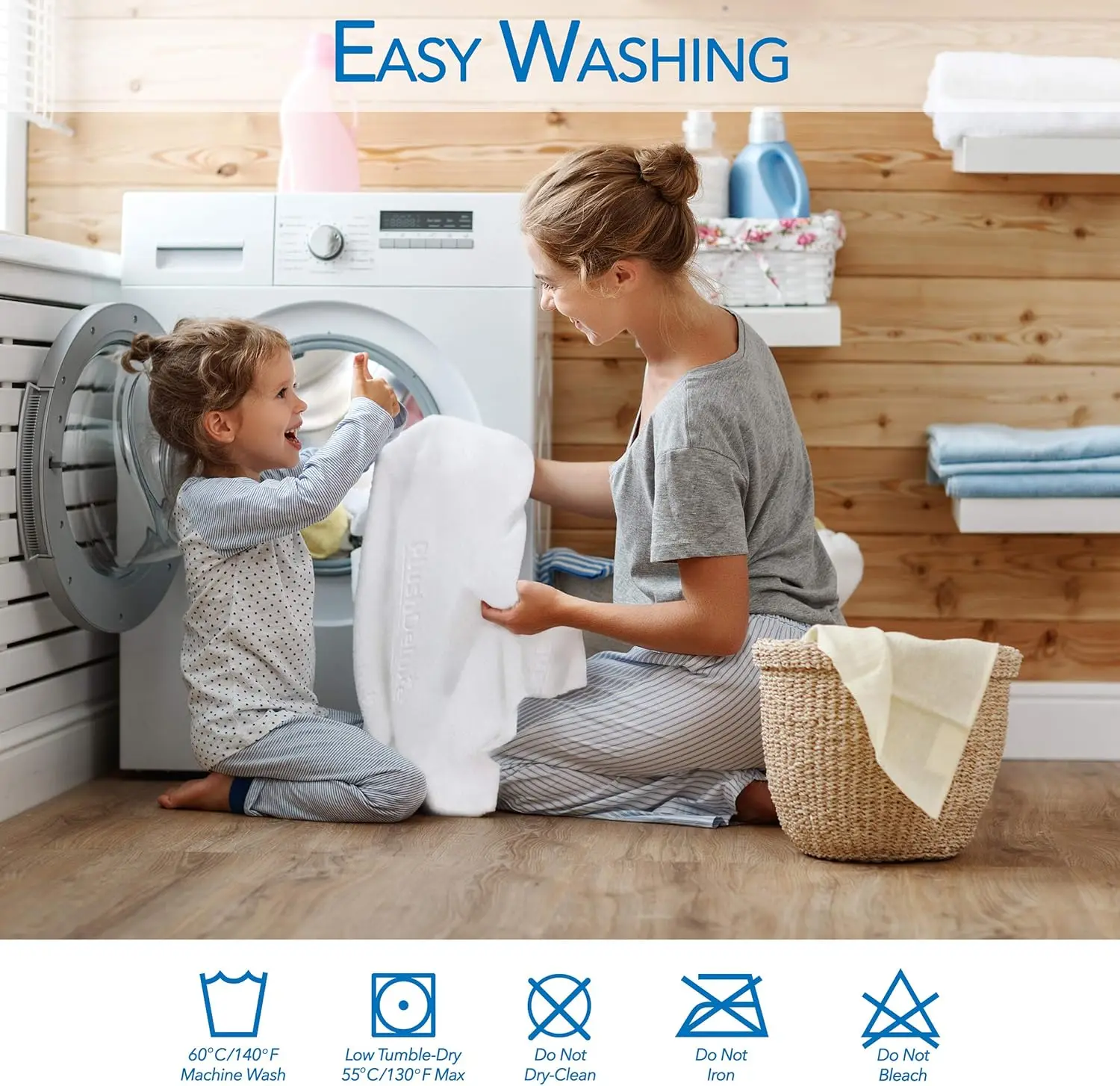 Cal-King Waterproof Mattress Protector, Ultra Soft Breathable Cover for Comfort and Protection, 72x84 Inches