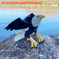 3D Print Colorful Articulated Bald Eagle - Realistic & Fun Moving Figure for Living Room & Desk Decoration