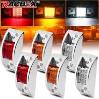 12 LED Side Marker Light Turn Signal Lamp Warning Reverse Light Yellow Red White For Trucks Trailer Tractor Van RV ATV 12V 24V