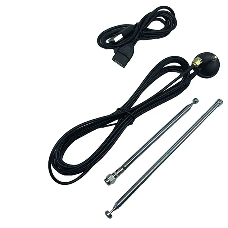 V3 RTL2832U 1PPM TCXO Bias Tee SMA Software Defined Radio Metal+Plastic SMA Dongle With Antenna RTL SDR V3 R820T2 RTL2832U-A2