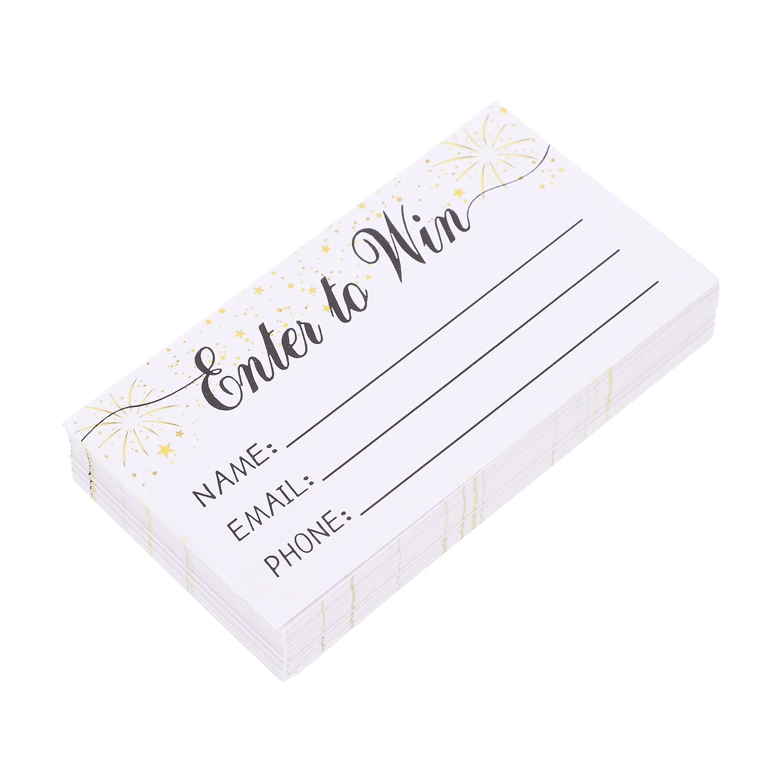 300 Pcs Blank Ballots Cards Raffle Tickets Multipurpose Email Address