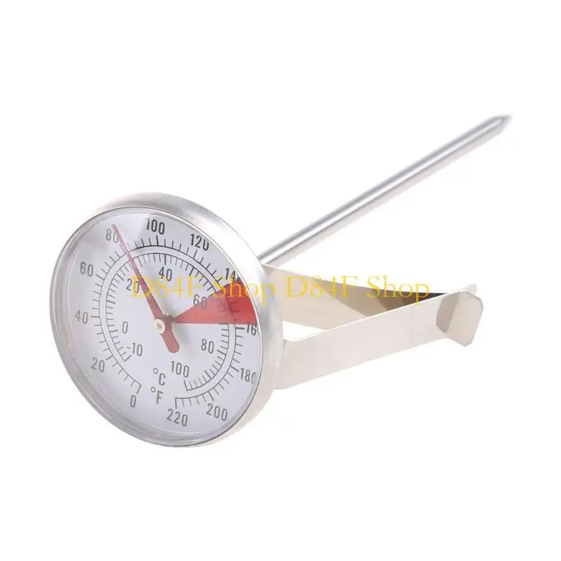 D84F Stainless Steel Thermometer Cooking Oven BBQ Milk Probe Gauge 100°C