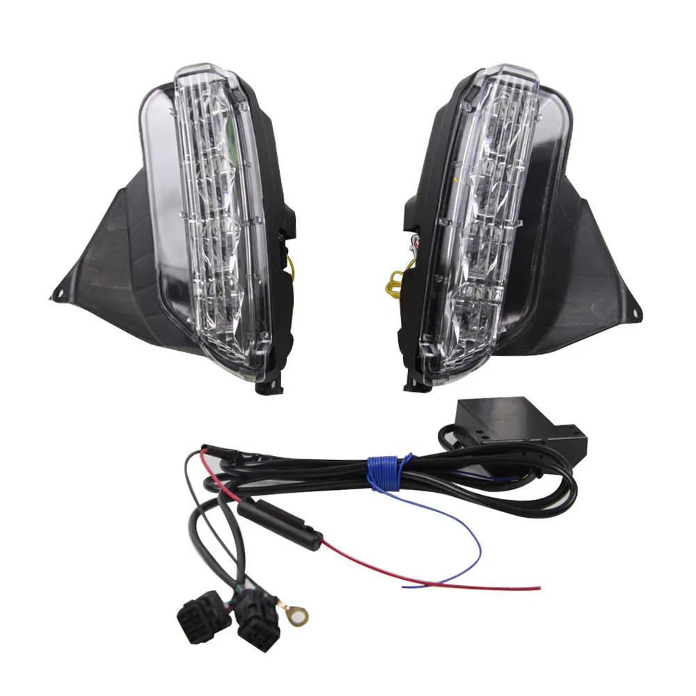 

Fog Lights LED Daytime Running Lights Turning Signal Fit For Toyota Vios 2016 2017 LED DRL Daytime Running Light