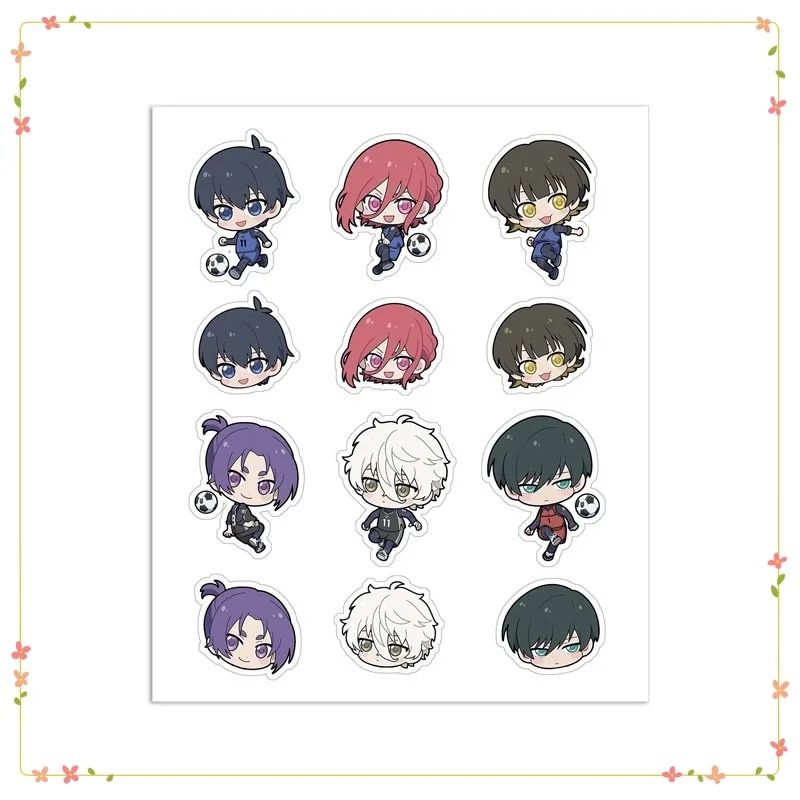 Anime Bue CK ka r en geluid pvc oorlogsbestrijding sticker Isagi Yoichi Hachi etc. HD Afdrukken Hyoma Rin Itoshi Nagi Seishiro Fans DIY techniek fts
