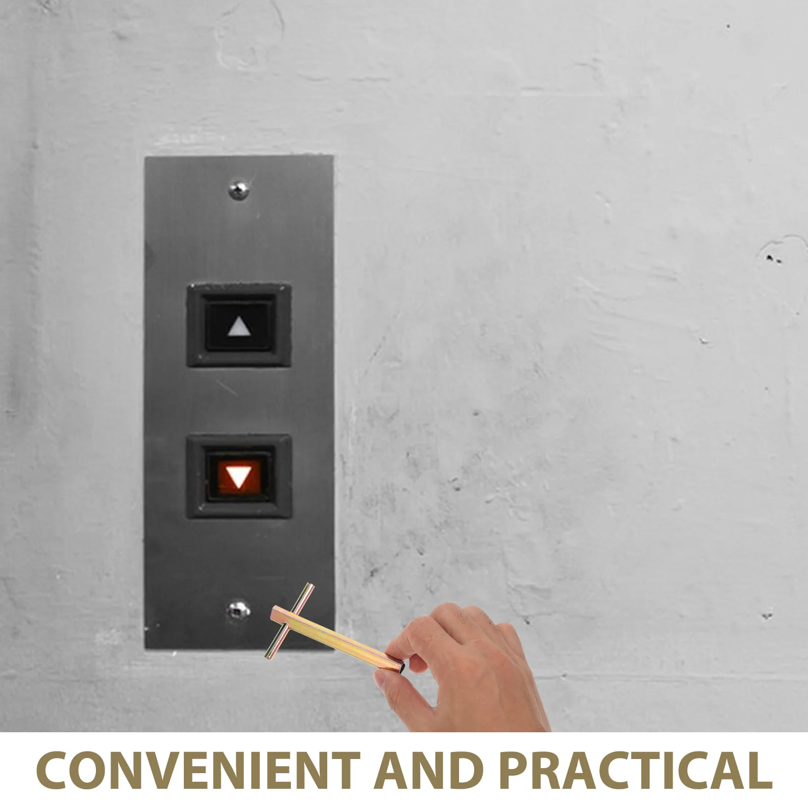 

3Pcs Elevator Door Triangular Key Long Lift Emergency Door Key Universal Elevator Accessories Compatible for Giant