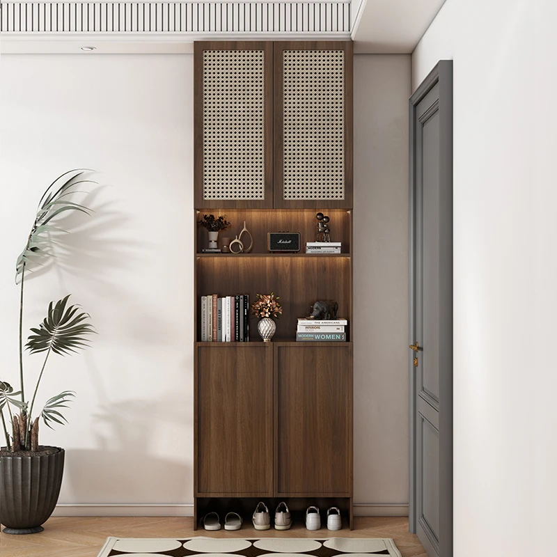 

Entrance Hall Modern Shoe Cabinet Hallway Narrow Garden Living Room Shoe Shelf Wooden Shelves Tower Muebles Entrance Furniture