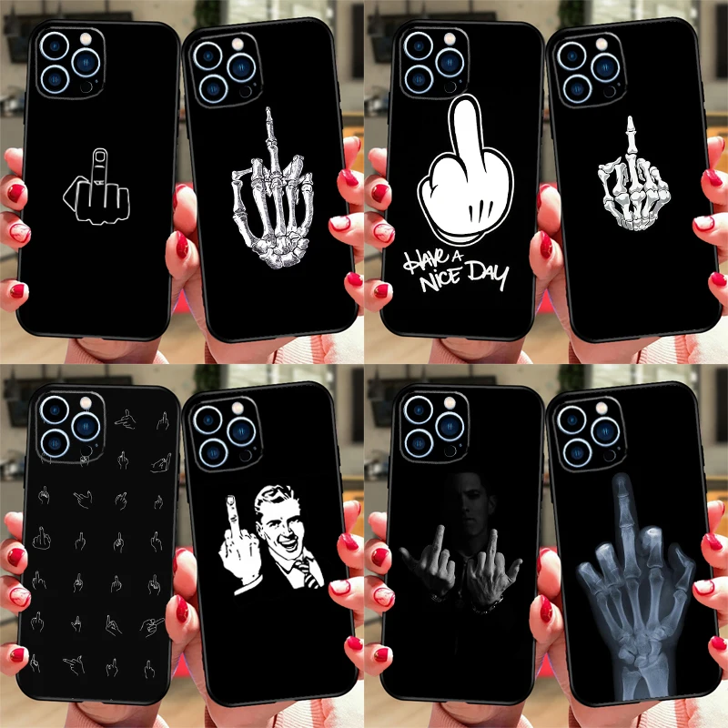 Middle Finger Case For Samsung Galaxy S26 FE S21 S22 S23 S24 S25 S26 Ultra S20 Plus S25 FE Phone Cover