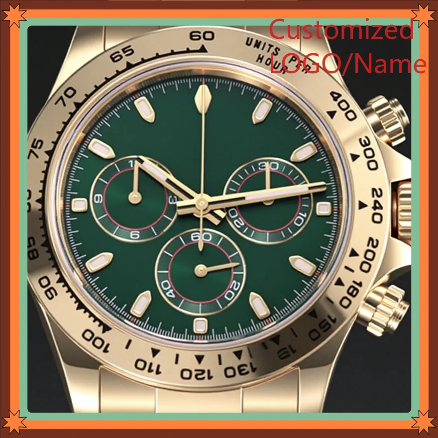 A989 Store 40mm Men's Automatic And Quartz Movement 904l Stainless Stee Customized Watches