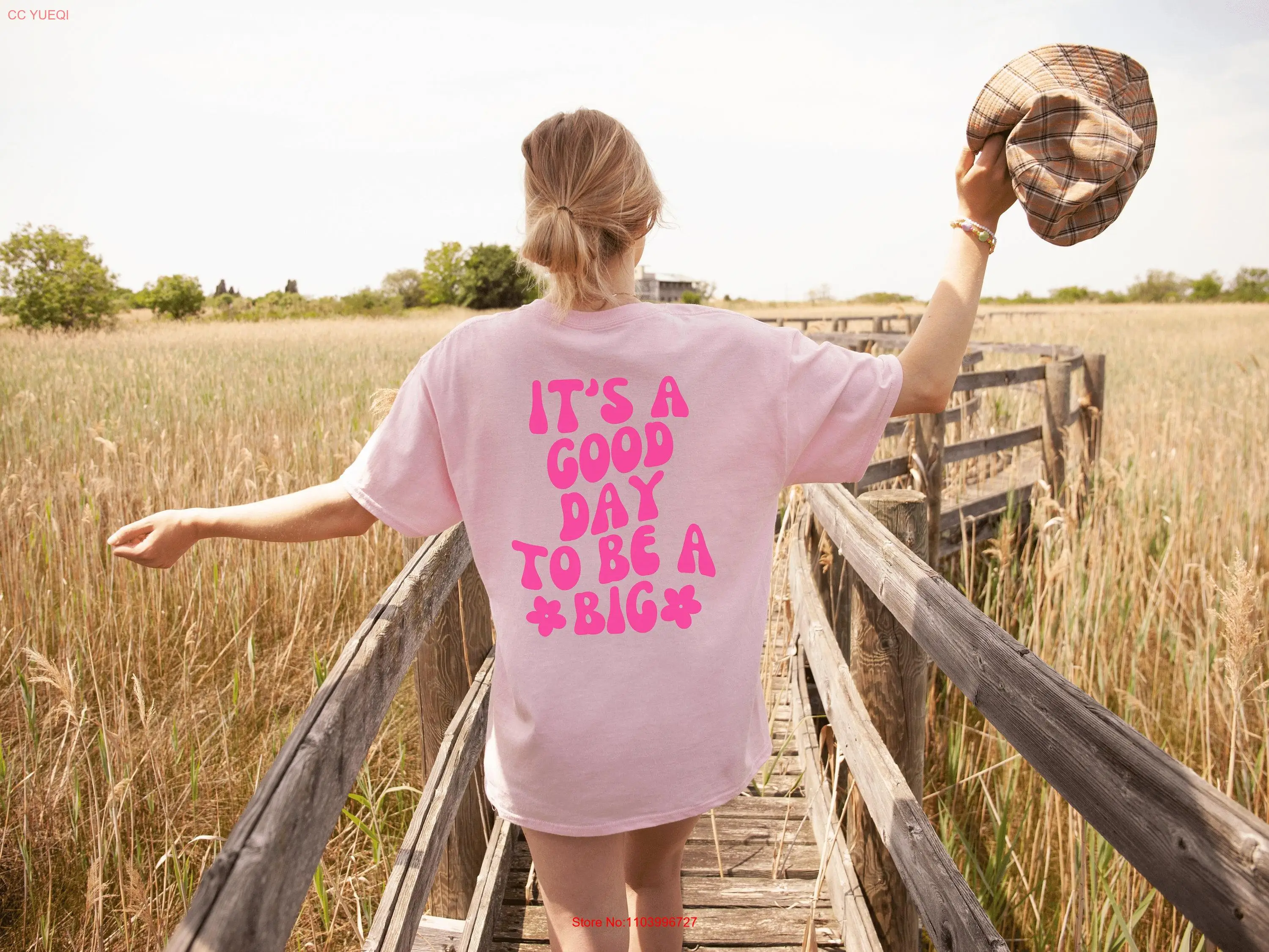 

Футболка Big Little Sorority Reveal Retro Розовая с длинными или короткими рукавами