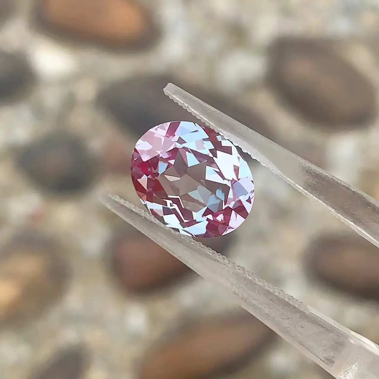 Alexandrite Oval Cut Lab Grown Gemstone High Quality for DIY Advanced Jewelry Making Materials Selectable Certificate