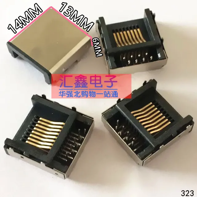 

Для ноутбука Lenovo FLEX3-1470 порт сетевой карты порт сетевого кабеля RJ45 порт 8-контактный